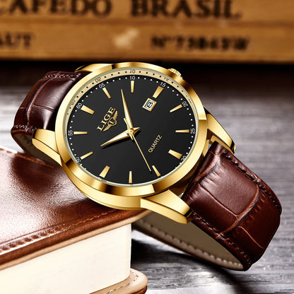 DANA Leather Military Sport Waterproof Watches
