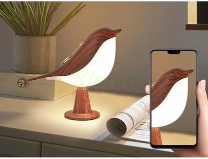 Nordic Modern Magpie Led Desk Light Bedroom Study Bedside Lamp
