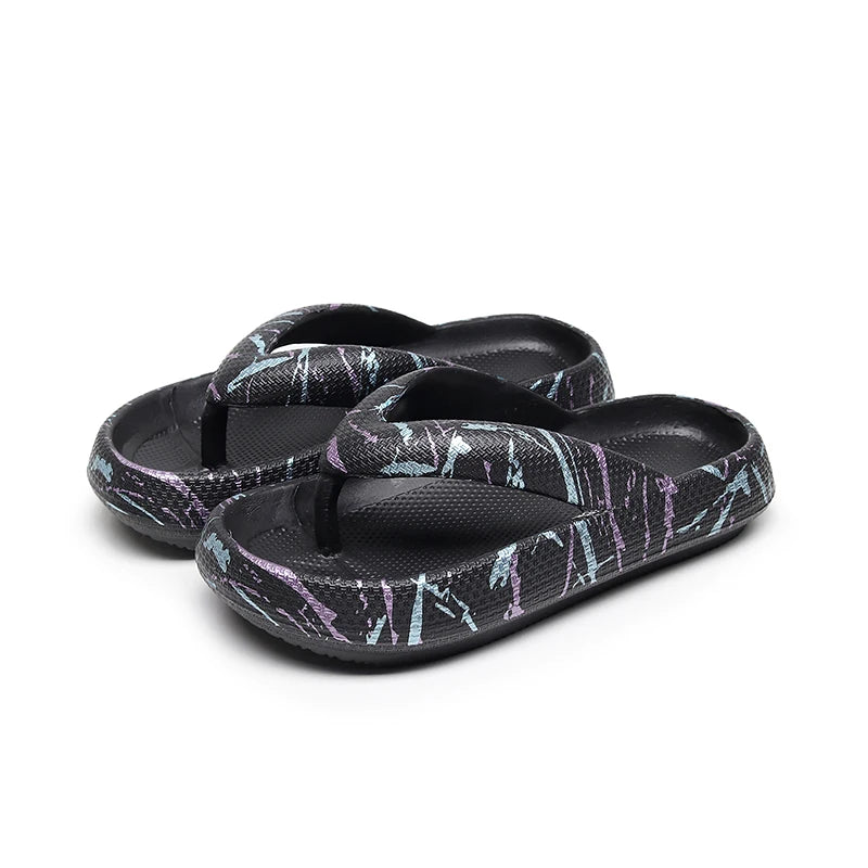 Flip-Flop Leopard Soft Thick-Soled Slippers