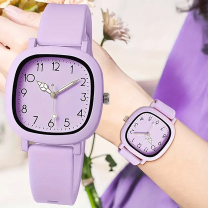 🎁 1/3/10PCS Silicone Band Quartz Watches Set (100% off)