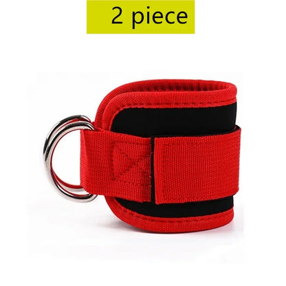 Cable Ankle Straps Double D-Ring Ankle Cuffs
