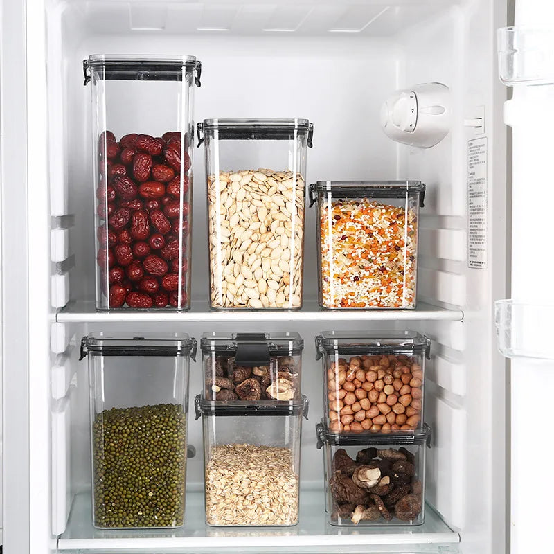 5Pcs Sets Sealed Jar Food Storage Box