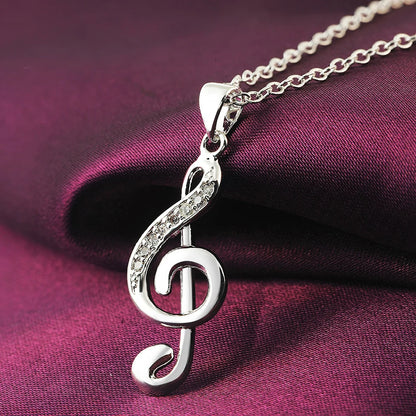 925 sterling Silver crystal Elegant Necklace