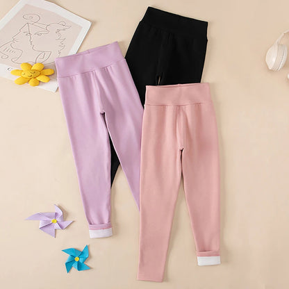 3/1 Piece Set For Autumn And Winter Medium High Waist Thick Leggings