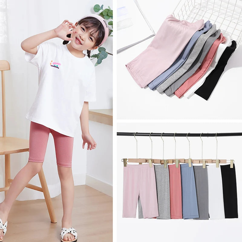 Girls trousers leggings short pants