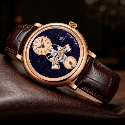 Sky Dome Mechanical 42mm Center Flywheel Automatic Watch