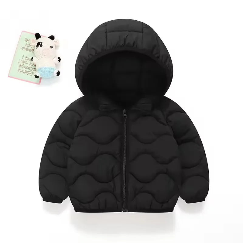 Lightweight Down Winter Warm Outerwear Hooded Long-Sleeved Cotton Jackets