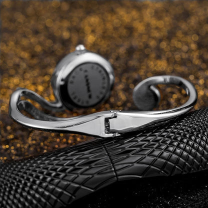 Luxury Elegant Silver Gold Stainless Steel Bracelet Watches
