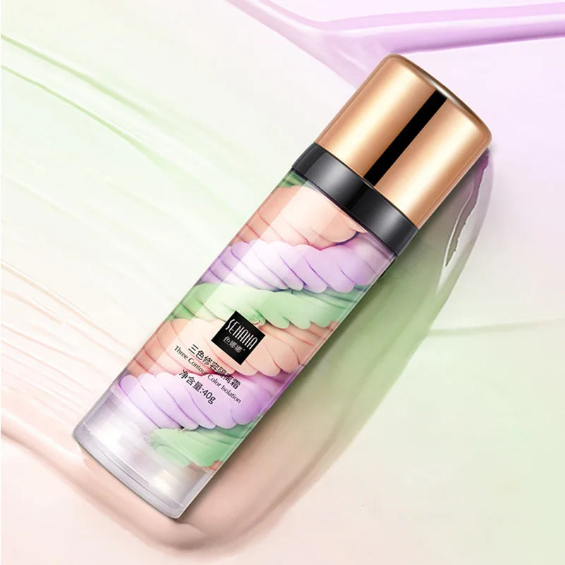 Three color press release cream concealer