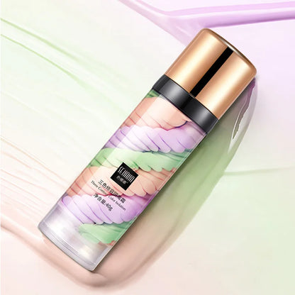 Three color press release cream concealer