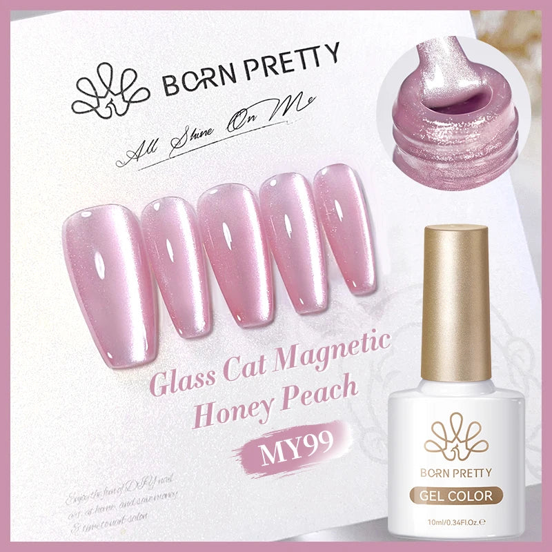 Dark Red Cat Magnetic Gel Nail Polish