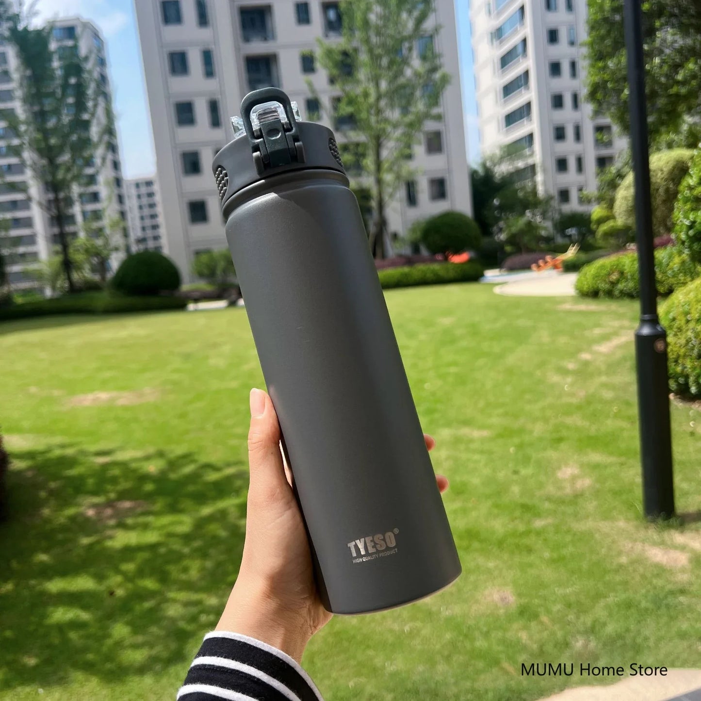 TYESO 600/750ML Stainless Steel Thermo Water Bottles