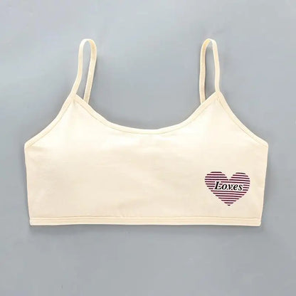 1pc Teenage Girls Tops Cotton Soft Underwear