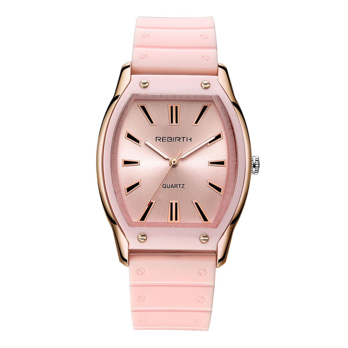 Casual Silicone Strap Quartz Watch
