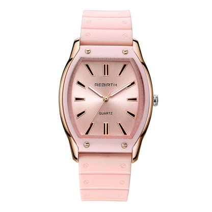 Casual Silicone Strap Quartz Watch
