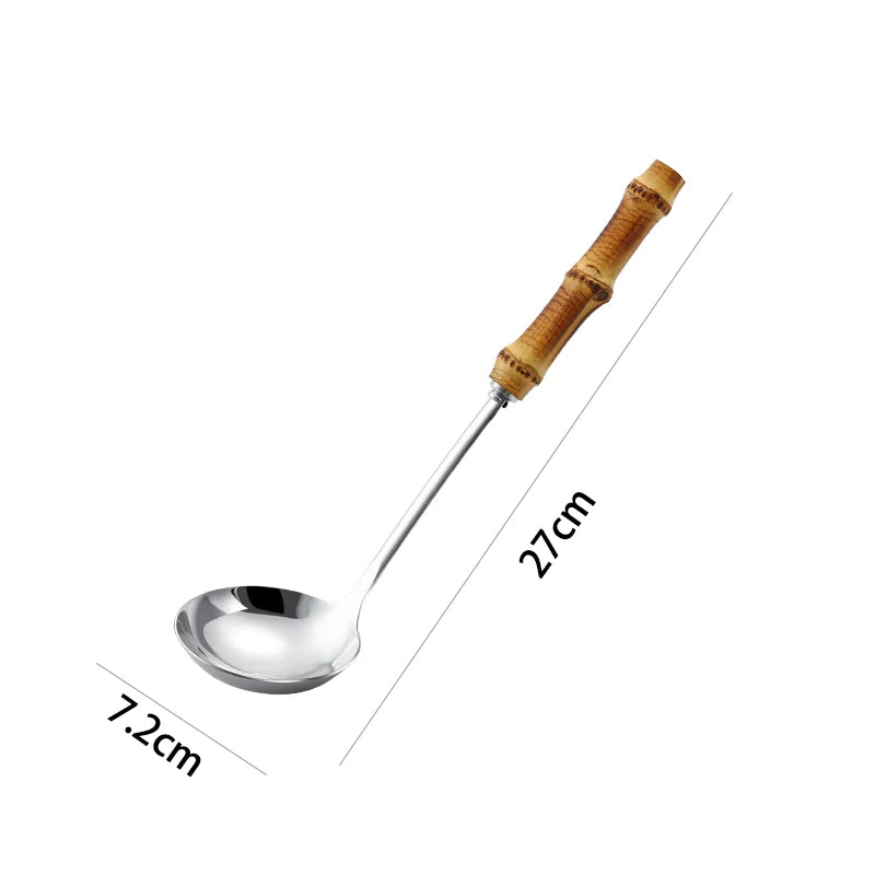 Stainless Steel Colander Metal Noodle Spoon
