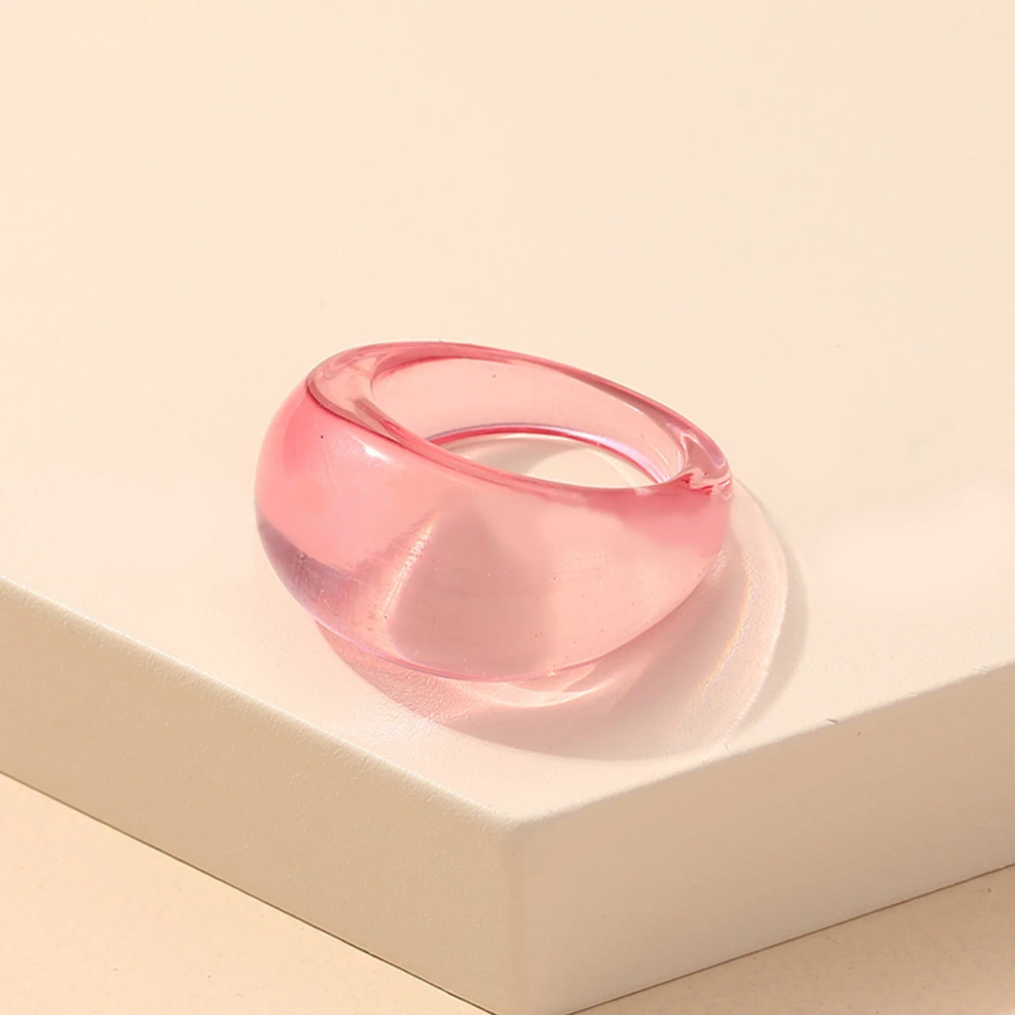 DANA Korean Colorful Acrylic Rings