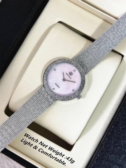 Real Shot Luxury Waterproof  Relogio Steel Mesh Watches