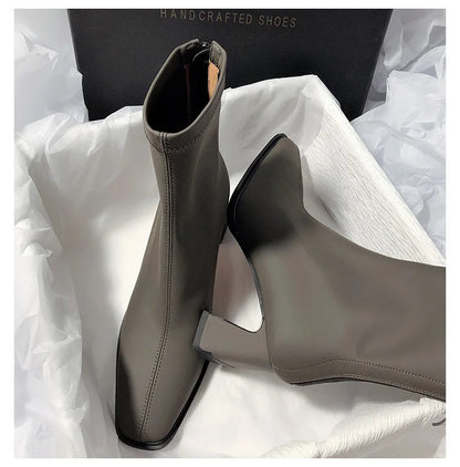 DANA Soft Leather High Heel Boots