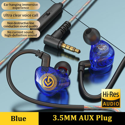 Wired Earphone 3.5mm Type C Digital Chip In Ear Headphone