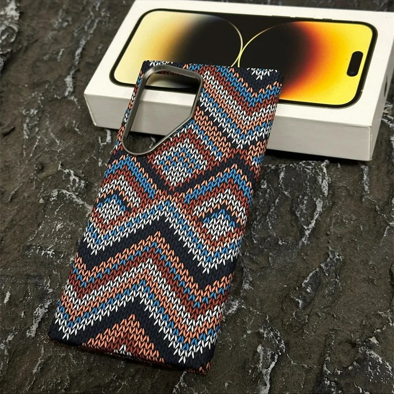 Carbon Fiber Wireless Magsafe Samsung Case Cover