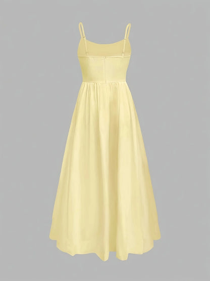 Elegant Sleeveless Chic Strap Dress Minimalist Fit