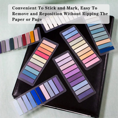 Morandi Colors Sticky Note Tabs for Book Annotation