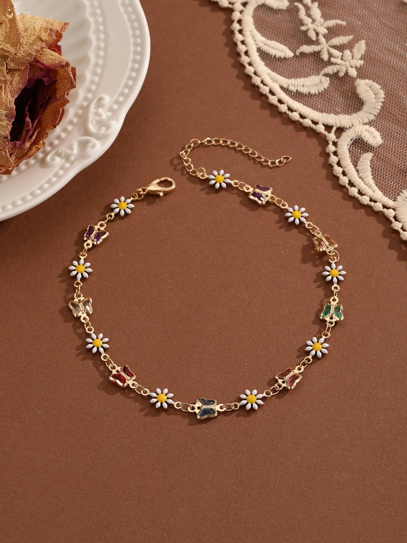 Bohemia Crystal Cubic Zirconia Anklet Bracelet