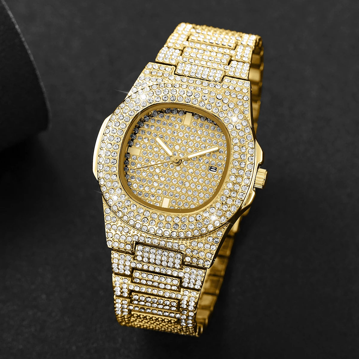 Full Diamond Stainless Steel Watches