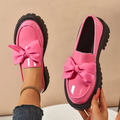 Plus Size Loafers British Style Platform Shoes