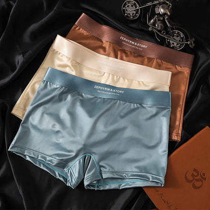3PCS/Pack Luxury Ice Silk Satin Lingerie