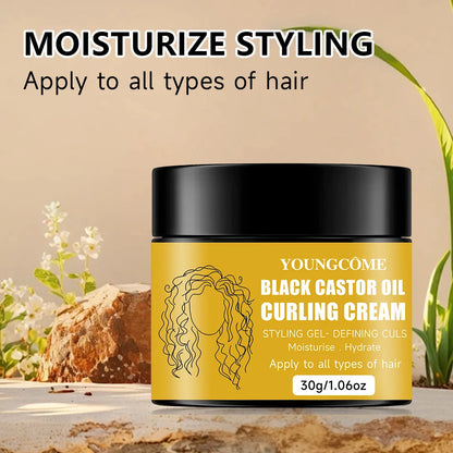 Black Castor Oil Hair Conditioner Ultra-Moisturizing & Curl-Defining Treatment