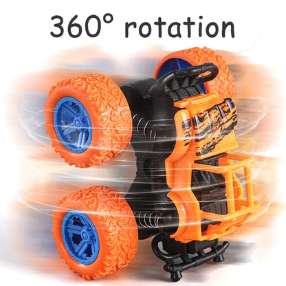 Car Four-wheel Drive Off-road Vehicle Stunt Dump Cars Double-Side Toy