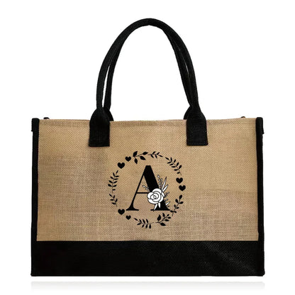 Large Capacity Grocery Letter Pattern Bags