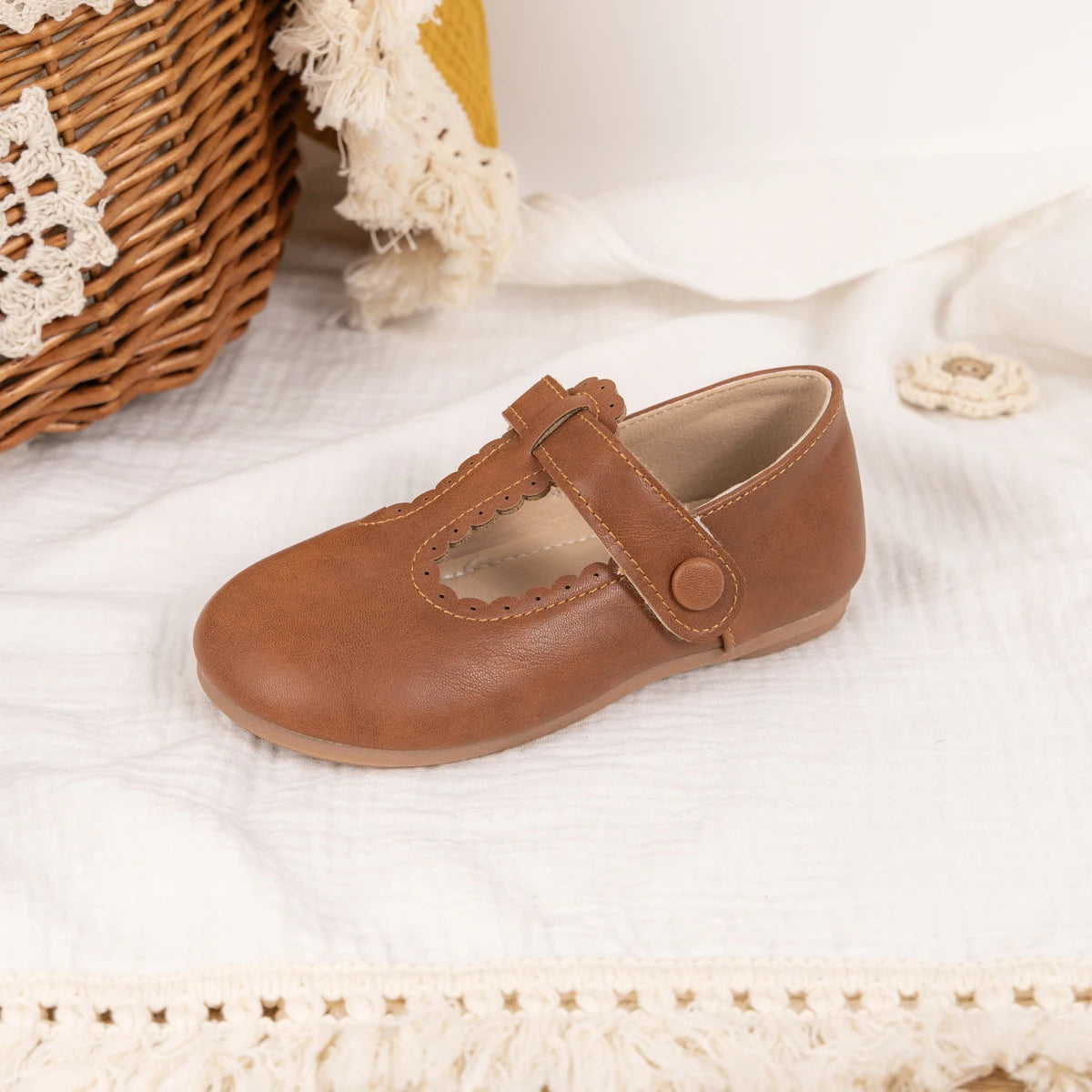 Toddler Ballet Flats School Bowknot Princess Shoes