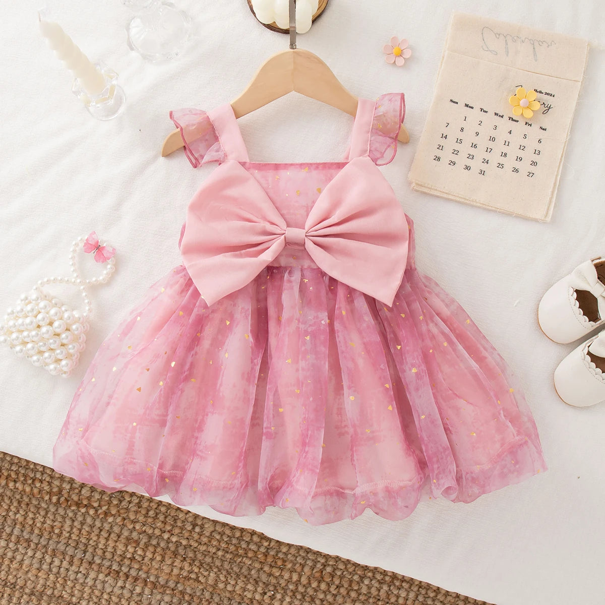 9 Months -4 Years Old Princess Baby Girl Dress
