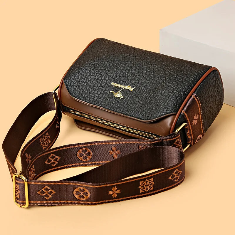 Soft Leather Pillow Versatile Large Capacity Crossbody Bag