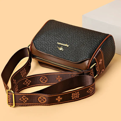 Soft Leather Pillow Versatile Large Capacity Crossbody Bag