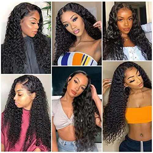 13x4 Lace Frontal Closure Straight Water Wave Kinky Curly
