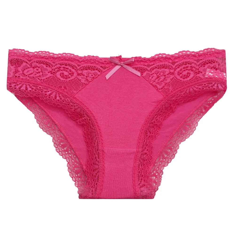 Cotton Briefs 5 PCS/SET Lace Seamless Panties Lingerie