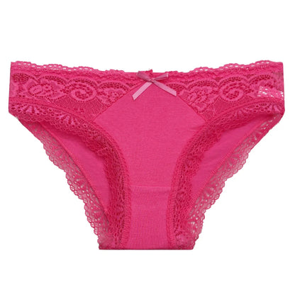 Cotton Briefs 5 PCS/SET Lace Seamless Panties Lingerie