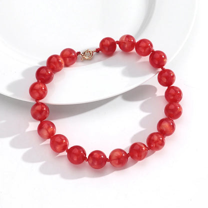 Bohemian Style Handmade Beaded Necklace Jewelry