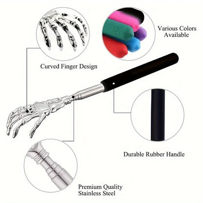 Portable Extendable Back Scratcher Stainless Steel