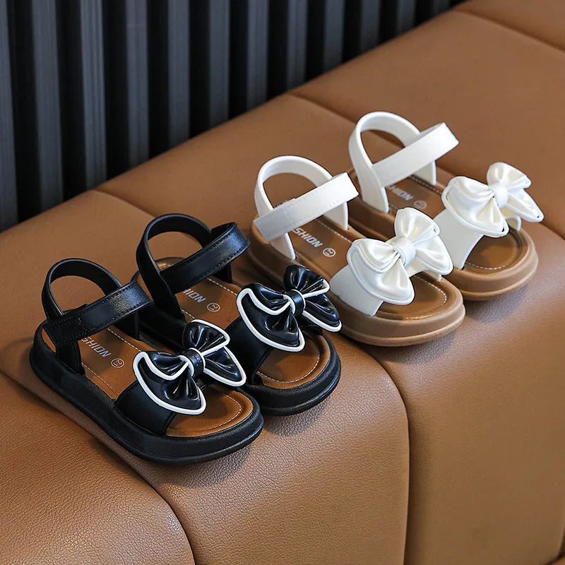 Girls Bow Princess Sandals 3-14 Years