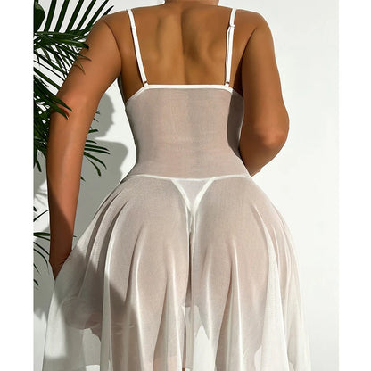 Sexy Lingerie Women Black Sleepwear Pajamas