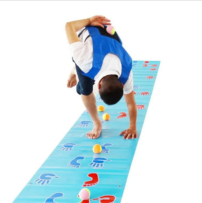 Hand and Feet Game Jumping Carpet Mat for Kid Family