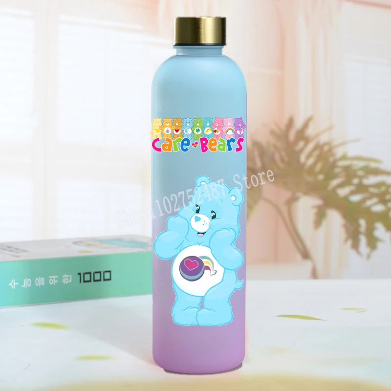 Cute Care Bears Water Bottle Outdoor Sports Kawaii Cup