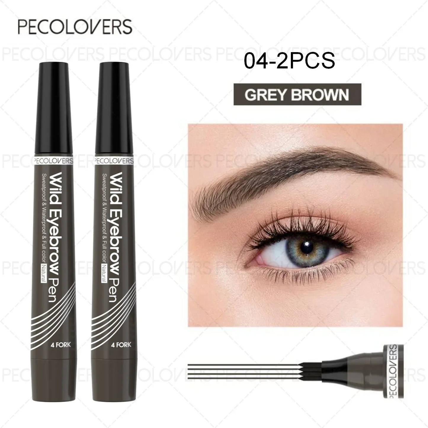 Waterproof Liquid Black Eyebrow Makeup Pencil