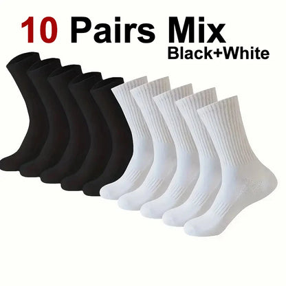 5/10/20 Pairs Round Neck Socks