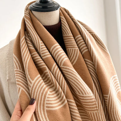Winter Scarf  Wraps Thick Cashmere Imitation